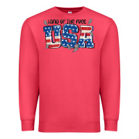 Cardinal land of the free usa Premium Sweatshirt - MaliasSmallBusiness