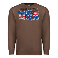 Chestnut land of the free usa Premium Sweatshirt - MaliasSmallBusiness