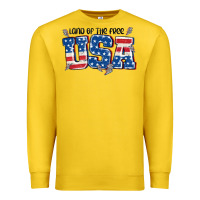 Lemon land of the free usa Premium Sweatshirt - MaliasSmallBusiness