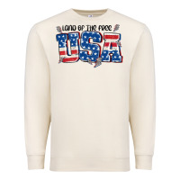 Sandshell land of the free usa Premium Sweatshirt - MaliasSmallBusiness