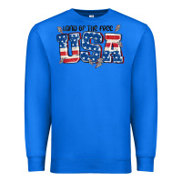 True Royal land of the free usa Premium Sweatshirt - MaliasSmallBusiness
