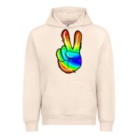 Sandshell rainbow peace sign Urban Hoodie - Jasminsmagicworld