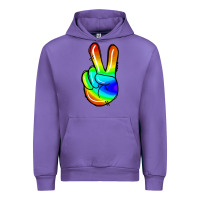Tulip rainbow peace sign Urban Hoodie - Jasminsmagicworld