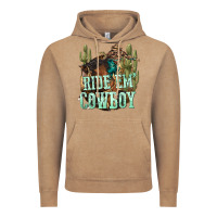 Vintage Coffee ride em cowboy Vintage Hoodie - texasbilliewilder