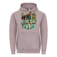 Vintage Zinc ride em cowboy Vintage Hoodie - texasbilliewilder