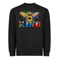 Black bee kind autism Heavyweight Sweatshirt - Zillion Design Studio