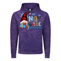 Cloud Purple not made for winter with gnome Vintage Hoodie - Zillion Design Studio