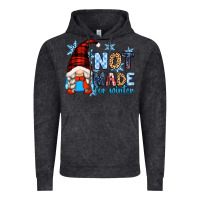 Vintage Black not made for winter with gnome Vintage Hoodie - Zillion Design Studio