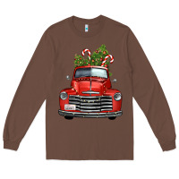 Chestnut christmas trees truck Long Sleeve Tee - FaDigitalArtStudio