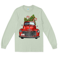 Matcha christmas trees truck Long Sleeve Tee - FaDigitalArtStudio