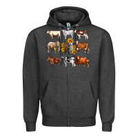 Charcoal Heather western cowsand sunflowers Zipper Hoodie - AdoDesignShop