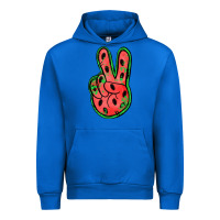 Cobalt watermelon peace sign Urban Hoodie - Jasminsmagicworld