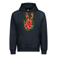 Navy watermelon peace sign Urban Hoodie - Jasminsmagicworld