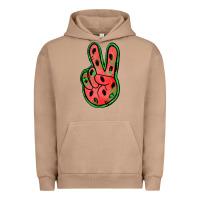 Pigment Burro watermelon peace sign Urban Hoodie - Jasminsmagicworld