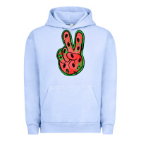 Pigment Grape Ice watermelon peace sign Urban Hoodie - Jasminsmagicworld
