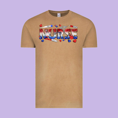 American Nurse Vintage Tee Designed By Texasbilliewilder