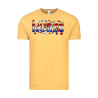 Vintage Mustard american nurse Vintage Tee - texasbilliewilder
