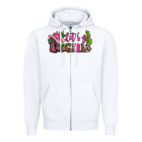 White lets go girls with boots and hats Zipper Hoodie - AdoDesignShop