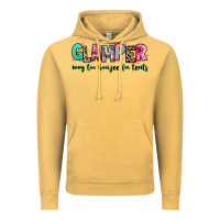 Vintage Mustard glamper way too boujee for tents Vintage Hoodie - RanaPortraitStore