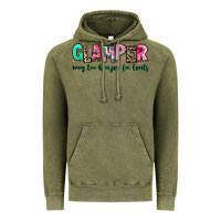 Vintage Olive glamper way too boujee for tents Vintage Hoodie - RanaPortraitStore