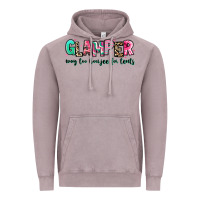 Vintage Zinc glamper way too boujee for tents Vintage Hoodie - RanaPortraitStore