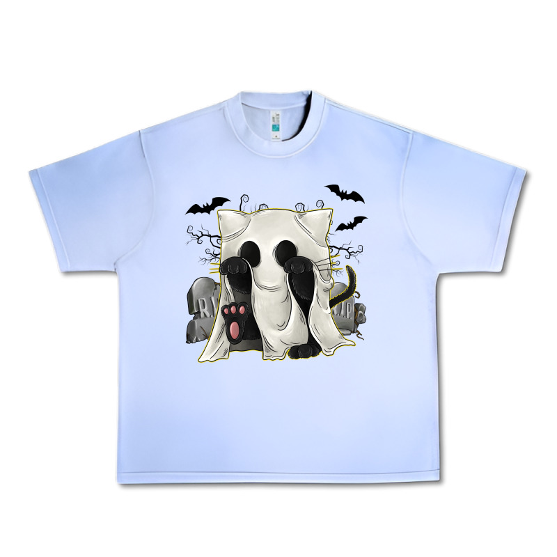 Ghost Cat Urban Heavy Tee by texasbilliewilder | Teevron