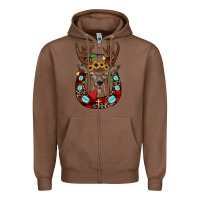 Chestnut christmas horseshoe Zipper Hoodie - JahusDesignShop
