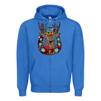 True Royal christmas horseshoe Zipper Hoodie - JahusDesignShop