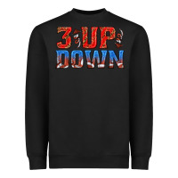 Black 3 up 3 down football Heavyweight Sweatshirt - texasbilliewilder
