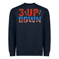 Navy 3 up 3 down football Heavyweight Sweatshirt - texasbilliewilder