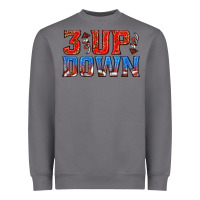 3 Up 3 Down Football Heavyweight Sweatshirt | Teevron