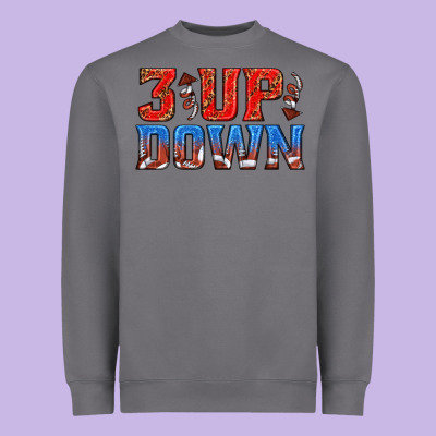 Heavyweight Sweatshirt 3 up 3 down football
