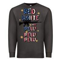 Smoke red white and pew pew pew Premium Sweatshirt - MaliasSmallBusiness