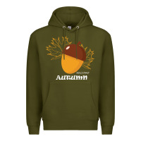 Army Green Welcome Autumn Premium Hoodie - Bettercallsaul