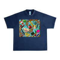 Navy teacher mousepad Urban Heavy Tee - BarkalooDesign