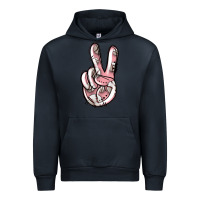 Navy baseball peace sign Urban Hoodie - Jasminsmagicworld