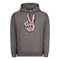 Pigment Tornado baseball peace sign Urban Hoodie - Jasminsmagicworld