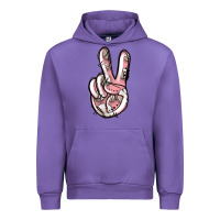 Tulip baseball peace sign Urban Hoodie - Jasminsmagicworld