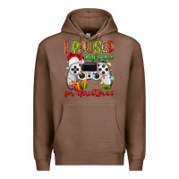 Chestnut i paused my game for christmas Premium Hoodie - MaliasSmallBusiness