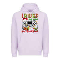Lilac i paused my game for christmas Premium Hoodie - MaliasSmallBusiness