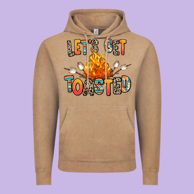 Vintage Hoodie let's get toasted