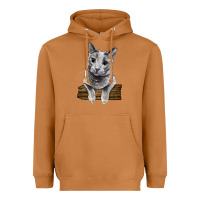 Meerkat Russian Blue Cat Face Heavyweight Hoodie - LillyAllenDesigns