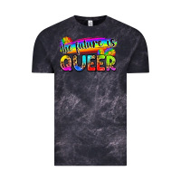 Cloud Black the future is queer Vintage Tee - Zillion Design Studio