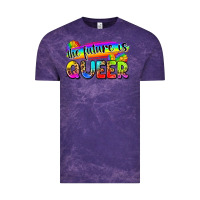 Cloud Purple the future is queer Vintage Tee - Zillion Design Studio