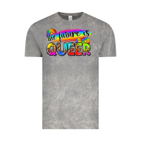 Cloud Rock the future is queer Vintage Tee - Zillion Design Studio