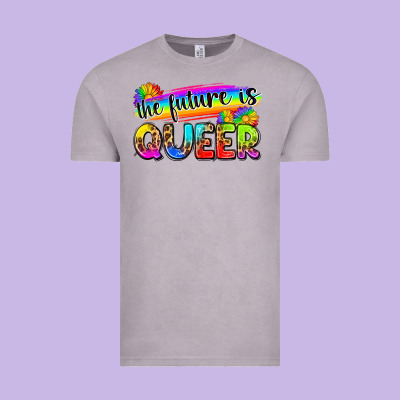 The Future Is Queer Vintage Tee Designed By Zillion Design Studio