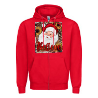 Red believe santa Zipper Hoodie - JahusDesignShop