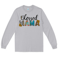 Moon Dust blessed mama Long Sleeve Tee - CowhideDigitalArt