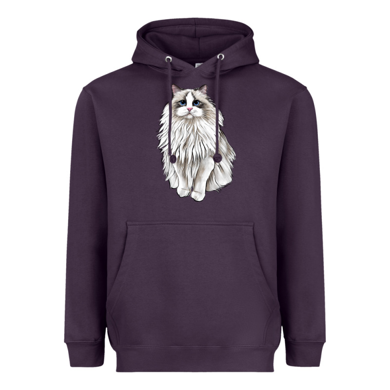 Ragdoll Cat Heavyweight Hoodie by LillyAllenDesigns | Teevron