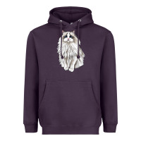 Plum Ragdoll Cat Heavyweight Hoodie - LillyAllenDesigns